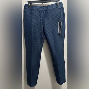 Express Black and Blue Patterned Pants